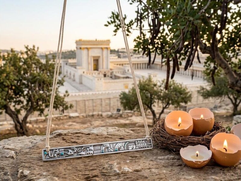 Tzitzit Necklace: Jerusalem Mezuzah